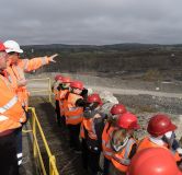 The quarry viewing platform