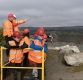 The quarry viewing platform